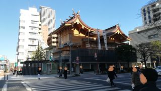 近代的な外観でした