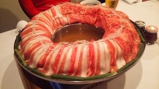 個性的な肉鍋