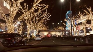 ドライブの帰り道に