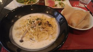 京野菜ビュッフェが付くパスタランチ