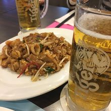 ビールに合う、焼きビーフン