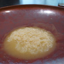 焼きフカヒレでおじや ベストマッチです。