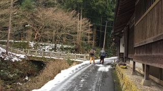 龍源寺間歩まで電動自転車で周った
