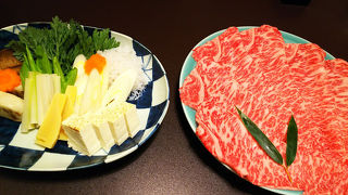 ミッドランドでおいしいすき焼き