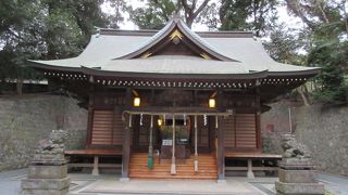 温泉街への途中に