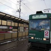 函館駅から温泉街まではバスの方が早い