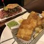 レストランのフィッシュ&チップスがでかい