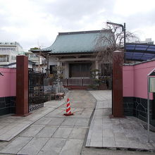 正面の景観です。