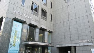 玄関ホールに野口英雄博士らの大きな写真が掲げてあります