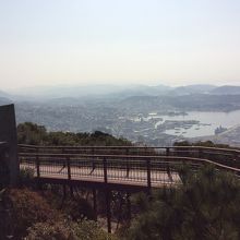 佐世保市内中心部方面