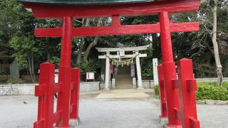 お参りする人がいました