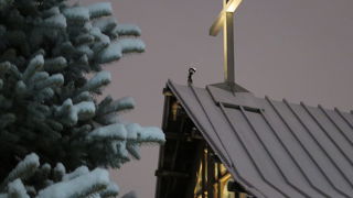 市街地にある建築美が目を引く教会