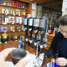 たっぷり試飲させて頂きました。