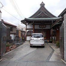 正面の景観です。