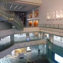 センターは吹き抜けも大きく立派でした．