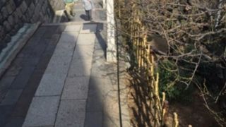 緩やか石段です。