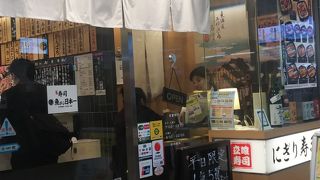 駅ナカでお寿司