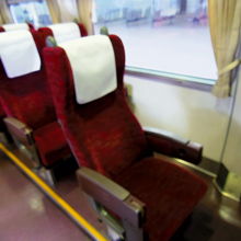 特急やくも車内