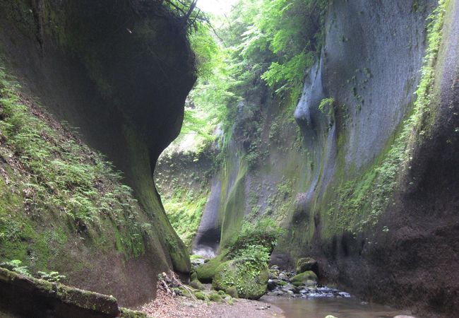 自然が造った渓谷です