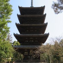 仁和寺の五重塔
