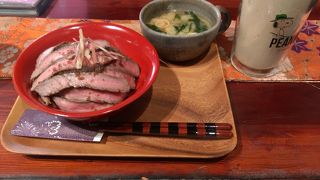 コンパクトな町並み