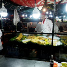 シーフドの屋台　おいしいですよ