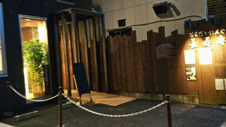 住宅街にあるお蕎麦屋さん