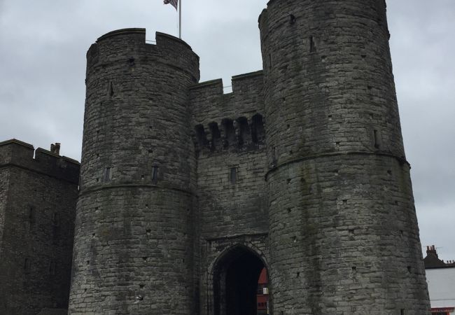 イギリス ウエストゲート・カンタベリー アート 絵画 ヴィンテージ 絵画 イギリス 風景画(街並み) カンタベリーウエストゲート