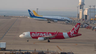 飛行機がよく見える