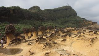 奇岩の風景を楽しむことができました