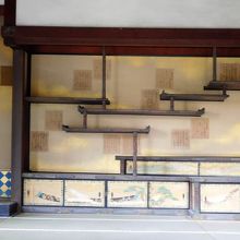 中御茶屋客殿の霞棚