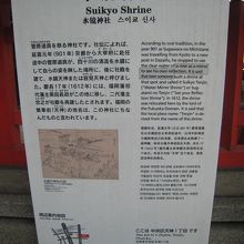 神社の由来案内