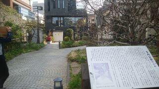 高層マンションに囲まれた小さな公園