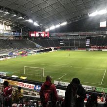 ピッチは少し遠いです。