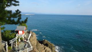 桂浜を見渡せる