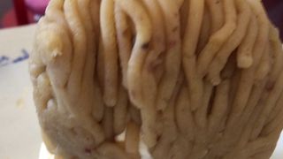 ”和栗モンブラン”のケーキセットで「銀座みゆき館 銀座2丁目店」