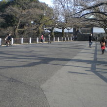 靖国通りの九段坂から田安門に通ずる田安門橋です。舗装橋です。