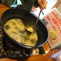 朝６時半から味噌汁サービス