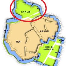 北の丸公園は、皇居の北側にあり、環境省が管理しています。