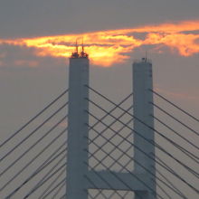 水面からの高さは５５ｍしかない