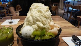 ふわっふわのかき氷、おいしかった！