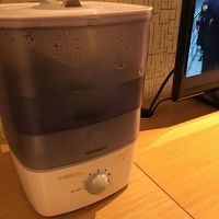 加湿器があるのも嬉しい！