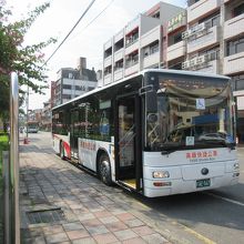 田中駅行きのバス