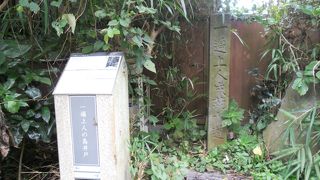 説明の石碑には「一遍上人の島井戸」と刻まれています