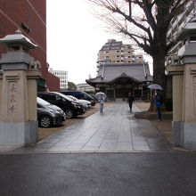 正面の景観です。