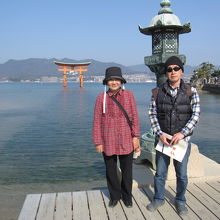 厳島神社火焼前(ひたさき)からの眺望