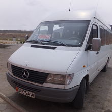 マルシュルートカ（チョルポンアタ行き）