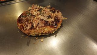 夜でもお好み焼き