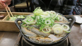 東京の下町は　川魚がお江戸の時代から有名なのだ！