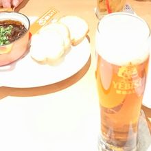 ビーフシチューと共に